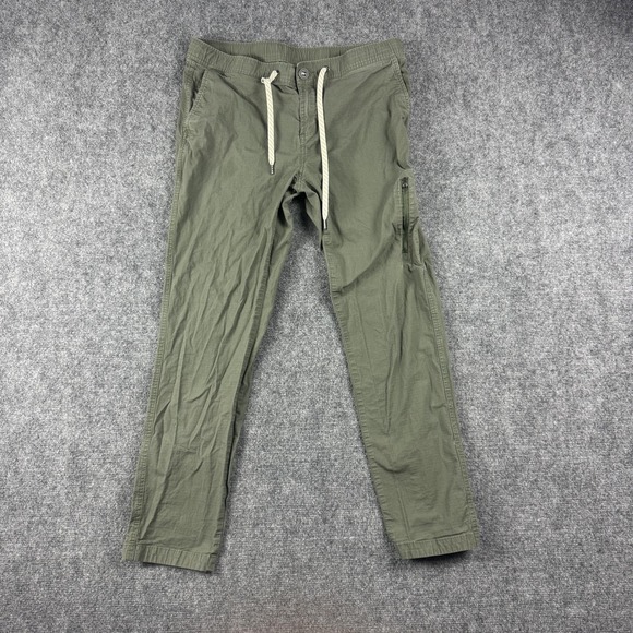 Vuori Pants - Vuori Pants Womens Large Green VW401 Ripstop Elastic Waist Stretch Outdoor